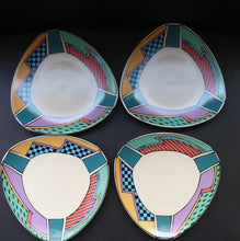 Load image into Gallery viewer, ROSENTHAL Flash One Pattern Studio Linie Side Plates. Designed by Dorothy Hafner, 1980s 
