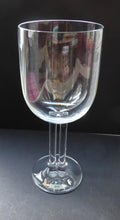 Load image into Gallery viewer, Designer Vintage Rosenthal Cupola WHITE WINE Glasses. Unusual Double Stem. SINGLE Glass
