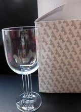 Load image into Gallery viewer, Designer Vintage Rosenthal Cupola WHITE WINE Glasses. Unusual Double Stem. SINGLE Glass
