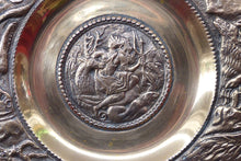 Load image into Gallery viewer, Antique Bronze Wall Plate with Hunting Diana and Actaeon Scene. Lion Hunt
