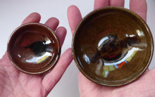 Load image into Gallery viewer, SCOTTISH POTTERY. Two Vintage Studio Pottery Stoneware Pin Dishes by Tom Lochhead, Kirkcudbright
