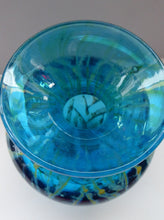 Load image into Gallery viewer, Vintage Signed Mdina Glass Vase. Great Sea and Sand Colours and Attractive Shape with Flared Trumpet Neck
