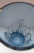 Load image into Gallery viewer, SCANDINAVIAN Glass Vase. Aseda Glasbruk, Swedish Sapphire Glass Bark Vase. Designed by Bo Borgstrom; 1960s

