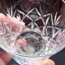 Load image into Gallery viewer, Set of Six EDINBURGH CRYSTAL GLENSHEE Matching Whisky Tumblers. 1960s; Each with Etched Signature. Original Card Box
