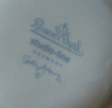 Load image into Gallery viewer, PAIR of ROSENTHAL Flash One Pattern Studio Linie Coffee Cups and Saucers. Designed by Dorothy Hafner, 1980s
