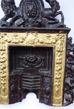 Load image into Gallery viewer, Antique Miniature Cast Iron Fireplace Greenlees Glasgow
