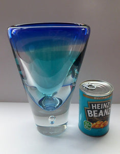 CAITHNESS GLASS Vase. From the Freestyle Range. Limited Edition Designed by Sarah Peterson and Made by James Manson