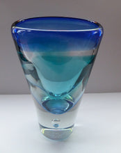 Load image into Gallery viewer, CAITHNESS GLASS Vase. From the Freestyle Range. Limited Edition Designed by Sarah Peterson and Made by James Manson
