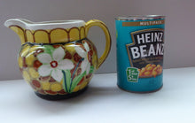 Load image into Gallery viewer, SCOTTISH POTTERY. Sweet Little 1920s BOUGH Ceramic Miniature Jug. Pretty Hand Painted Floral Design
