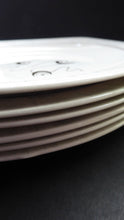 Load image into Gallery viewer, 1950s MIDWINTER Set of SIX Dessert Plates. Collectable FANTASY Pattern. Designed by Jessie Tait in 1953
