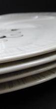 Load image into Gallery viewer, 1950s MIDWINTER Set of FOUR Dinner Plates. Collectable FANTASY Pattern. Designed by Jessie Tait in 1953
