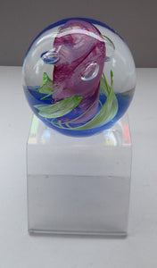 Fabulous LIMITED EDITION Scottish Caithness Glass Paperweight: Elfin Dance by Alastair MacIntosh; 1990