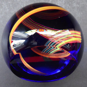 Fabulous LIMITED EDITION Scottish Caithness Glass Paperweight: Virtuoso by Alastair MacIntosh; 1991