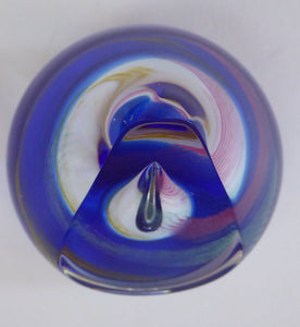 1990 Caithness Glass Paperweight: QUEST by Margot Thomson