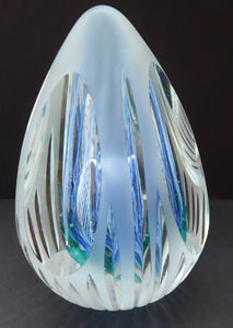 Caithness Glass Paperweight: ICE FLOWER by Allan Scott