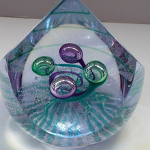 Load image into Gallery viewer,  Limited Edition Vintage Paperweight. Lilac Wonder by Helen MacDonald.
