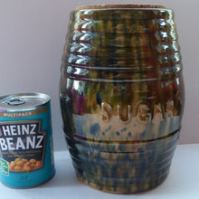 Load image into Gallery viewer, Antique Morrison &amp; Crawford, Kirkcaldy (Rosslyn) Pottery SUGAR Barrel Jar
