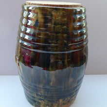 Load image into Gallery viewer, Antique Morrison &amp; Crawford, Kirkcaldy (Rosslyn) Pottery SUGAR Barrel Jar
