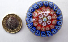 Load image into Gallery viewer, Cute Little MINIATURE Scottish Strathearn Glass Paperweight. 1970s

