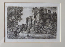 Load image into Gallery viewer, SCOTTISH ART. Sir John Clerk of Eldin (1728 - 1812). Antique Etching of CRAIGMILLAR Castle from the South East
