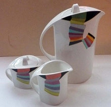 Load image into Gallery viewer, Villeroy &amp; Boch Porcelain Coffee Pot, Milk Jug and Sugar Bowl Set. Beautiful 1980s BALENO Pattern
