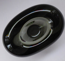 Load image into Gallery viewer, 1950s DANISH Holmegaard MENUET Heart Shaped Smoked Glass Vase
