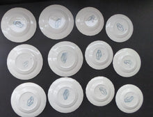 Load image into Gallery viewer, TWELVE Antique BISHOP &amp; STONIER Miniature Child&#39;s Nursery Ashley Pattern Plates;  c 1880. Two Sets of Six
