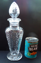 Load image into Gallery viewer, Rarer EDINBURGH CRYSTAL Wine / Port Decanter or Carafe. Older Design with High Shoulders; Flared Foot and Double Pouring Lips

