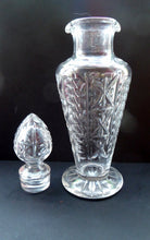 Load image into Gallery viewer, Rarer EDINBURGH CRYSTAL Wine / Port Decanter or Carafe. Older Design with High Shoulders; Flared Foot and Double Pouring Lips
