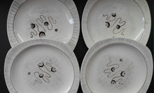 Load image into Gallery viewer, 1950s MIDWINTER Set of FOUR Dinner Plates. Collectable FANTASY Pattern. Designed by Jessie Tait in 1953
