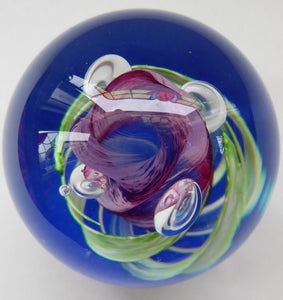 Fabulous LIMITED EDITION Scottish Caithness Glass Paperweight: Elfin Dance by Alastair MacIntosh; 1990