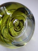 Load image into Gallery viewer, SCOTTISH Caithness Glass LIMITED EDITION Paperweight: Chrysalis by Margot Thomson; 1991
