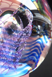 Fabulous LIMITED EDITION Scottish Caithness Glass Paperweight: Vision by Colin Terris; 1990