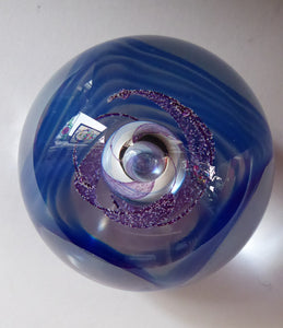 Fabulous LIMITED EDITION Scottish Caithness Glass Paperweight: Vision by Colin Terris; 1990