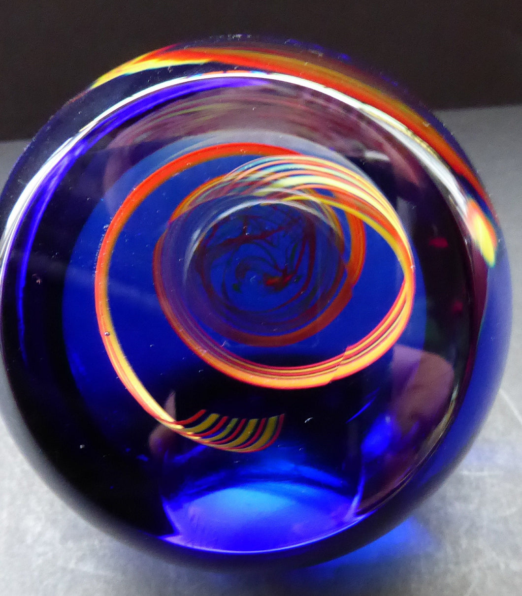 Fabulous LIMITED EDITION Scottish Caithness Glass Paperweight: Virtuoso by Alastair MacIntosh; 1991