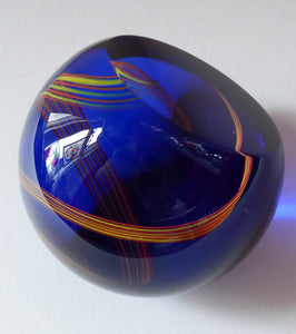 Fabulous LIMITED EDITION Scottish Caithness Glass Paperweight: Virtuoso by Alastair MacIntosh; 1991