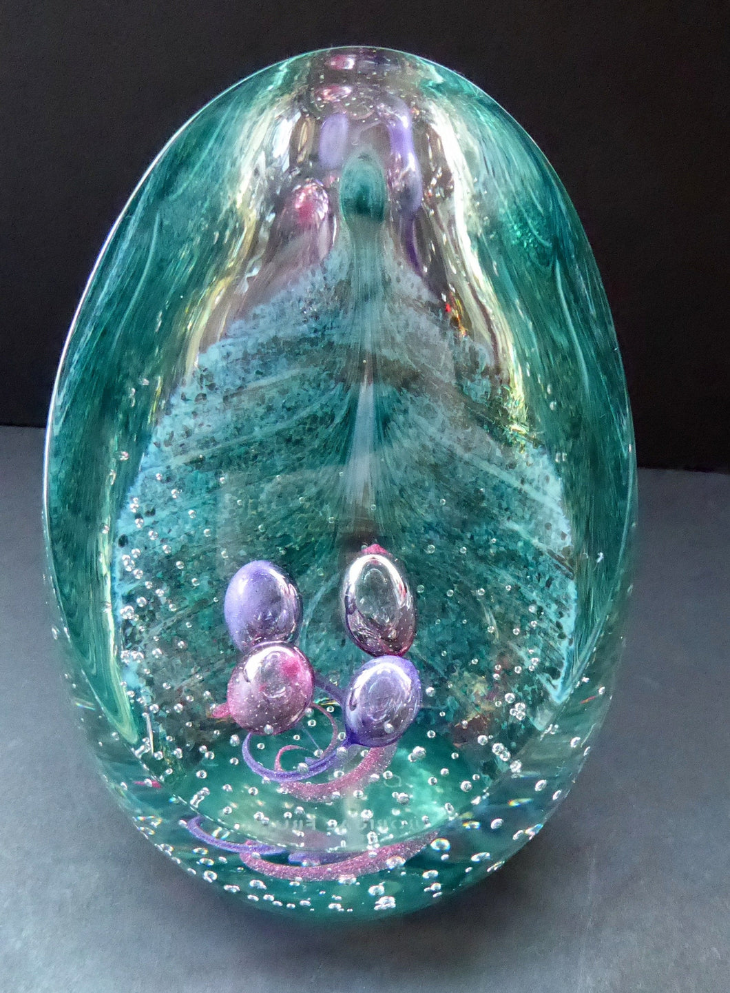 Vintage SCOTTISH Caithness Glass Paperweight: TROPICAL FRUITS