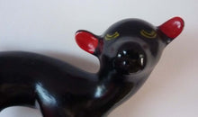 Load image into Gallery viewer, 1950s Italian Ceramic Figurine of a Black Lamb
