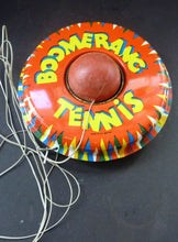 Load image into Gallery viewer, 1960s Tin Plate Toy Desk Top Boomerang Game
