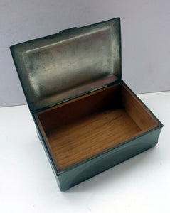 Antique ORVIT PEWTER Art Nouveau Jugendstil  Cigarette or Trinket Box