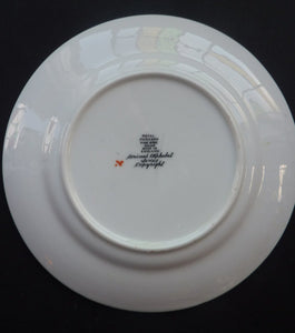 Extremely Rare Paragon Child's Tea or Side Plate. Animal Alphabet Series. "T" stands for Tiger