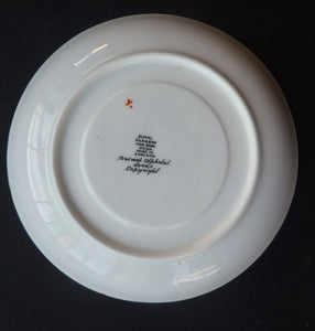 Extremely Rare Paragon Child's Nursery Ware ANIMAL ALPHABET Saucer 1930s