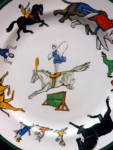 Very Cute & Rare 1930s HAMMERSLEY and Co. CIRCUS Side or Tea Plate