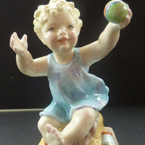 Figurine by Freda Doughty. Sunday's Child ROYAL WORCESTER. Model No. 3256