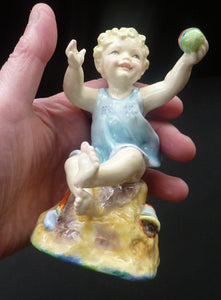 Beautifully Modelled Figurine by Freda Doughty. Sunday's Child ROYAL WORCESTER. Model No. 3256