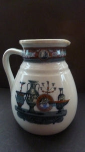 Antique Victorian EF BODLEY BURSLEM Stoneware Jug, c 1860, Made at the Scotia Works