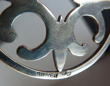 Load image into Gallery viewer, Beautiful Large Vintage 1970s Hallmarked Silver Scottish ORTAK Pendant by Malcolm Gray.
