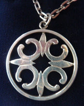 Load image into Gallery viewer, Beautiful Large Vintage 1970s Hallmarked Silver Scottish ORTAK Pendant by Malcolm Gray.
