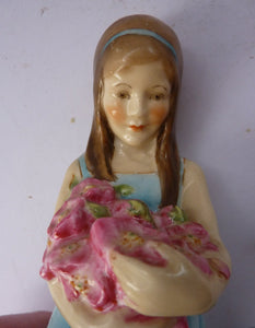 Rare Royal Worcester Figure "The Bridesmaid" by Freda Doughty, 1950s (No. 3224)