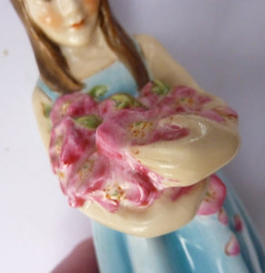 Rare Royal Worcester Figure "The Bridesmaid" by Freda Doughty, 1950s (No. 3224)